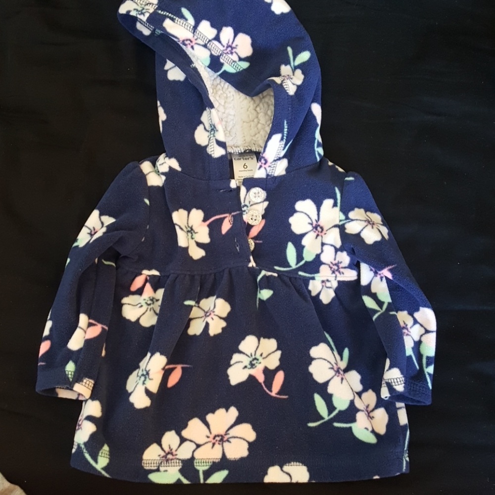 Pullover fleece jacket